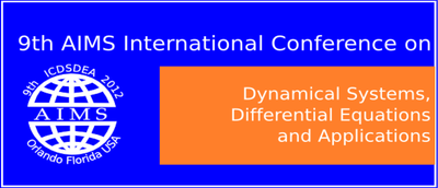 The 9th AIMS Conference on Dynamical Systems, Differential Equations and Applications